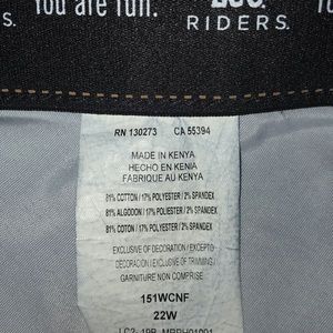 riders by lee comfort waist